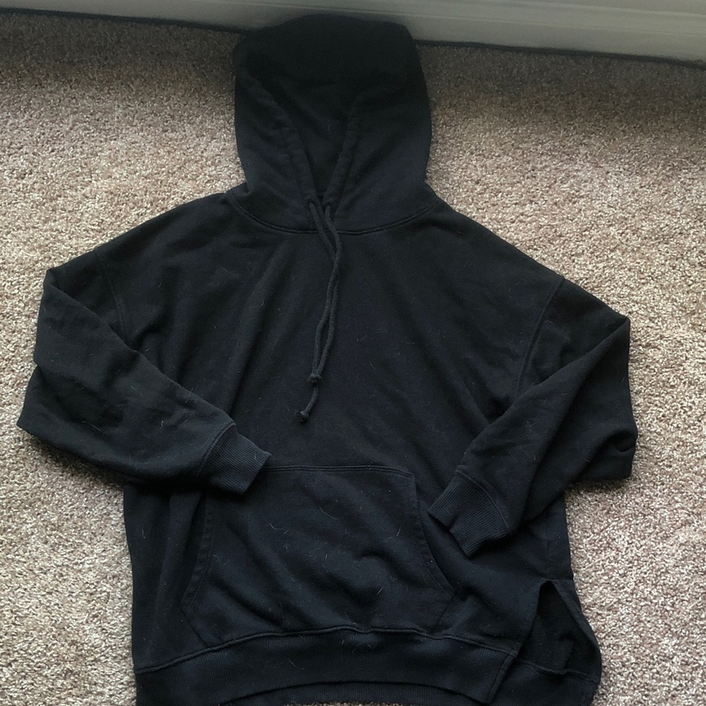 Women’s Oversized Black Hoodie